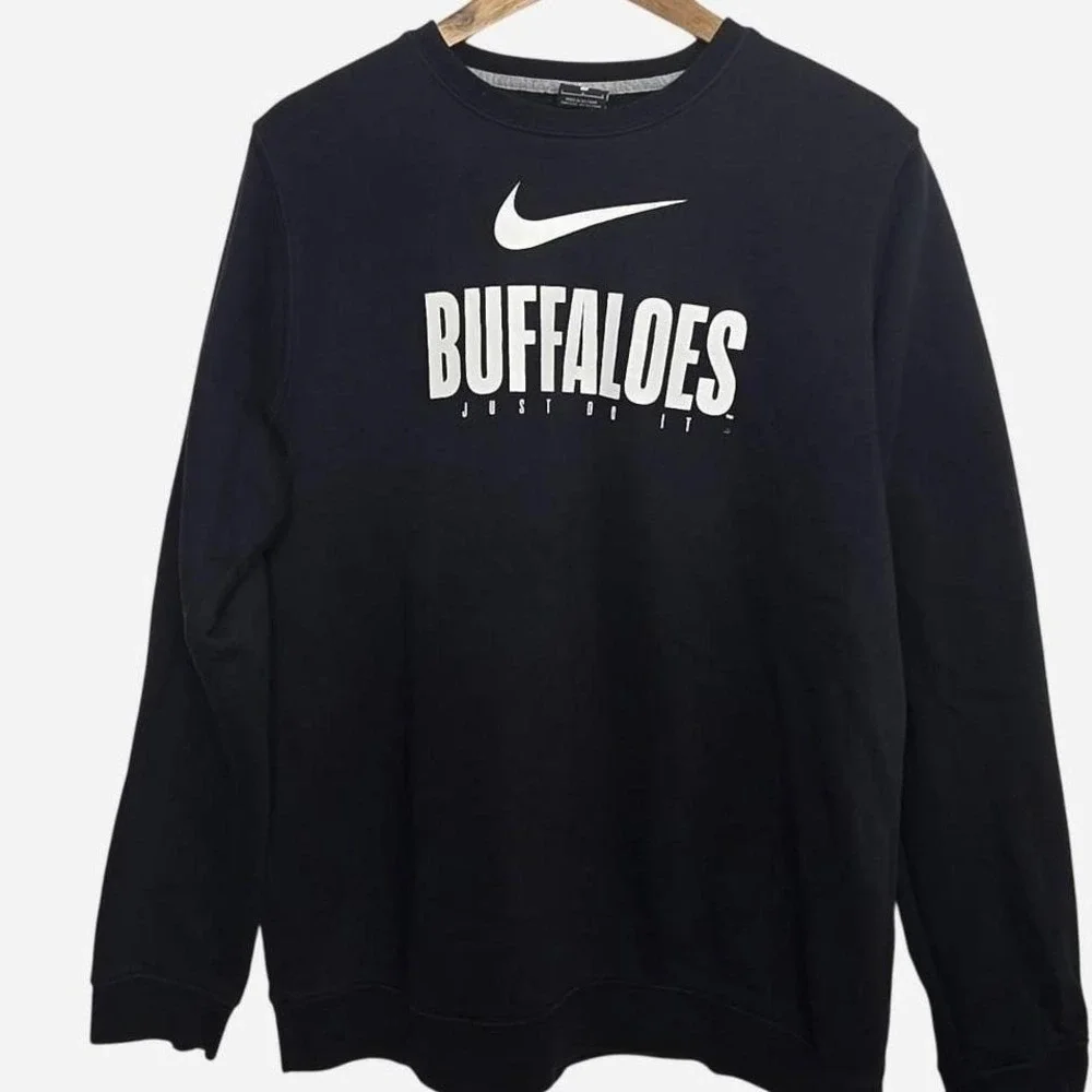 Nike black University of Colorado Buffaloes crewneck sweatshirt mens Size L